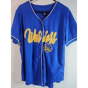 Unk NBA Golden State Warriors Jersey Women' Size Medium Blue